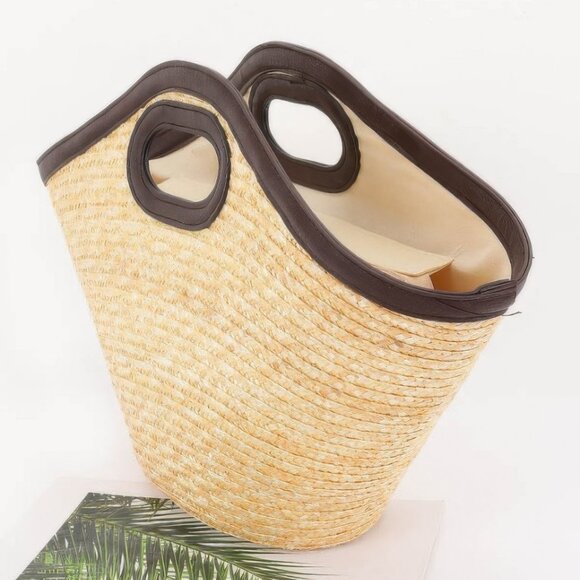 Straw Beach Bag - Picture 2 of 4